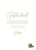Felicitatiekaart voor pensioen een nieuw hoofdstuk 3