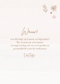 Felicitatiekaart zwangerschap let love grow 3