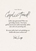 Felicitatiekaartje huwelijk met lijntekening mr. and mrs. 3