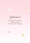 Felicitatiekaartje muisje op kaas maan dochter geboren 3