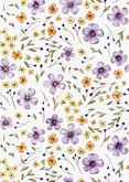 Fleurig wenskaartje zomaar veel liefs met bloemen 2