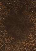 Foto kerstkaart met sprankelende kerstbal en sneeuwvlokken Achterkant