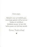 Fotocollage Vaderdag kaartje minimalistisch vijf foto's 3