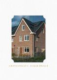 fotocollage verhuiskaartje wit met gouden huisje 2