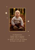 Fotokaart 2027 gouden sterren en grote eigen foto 2