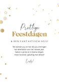 Fotokaart fotocollage postzegel goud hartjesconfetti 3