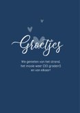 Fotokaart groetjes uit met hartjes en fotocollage 2