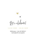 Fotokaart met 2 foto's voor gouden huwelijk met eigen foto 2