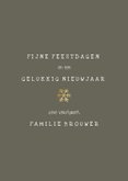 Fotokaart met gouden confetti kader en speelse typografie 3