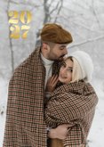Fotokaart met vier foto's en grote gouden 2026 2