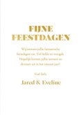 Fotokaart met vier foto's en grote gouden 2026 3