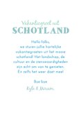 Fotokaart rondreis door Schotland met plattegrond 3