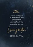Fotokaart terugblik op 2026 fotocollage met goud 3