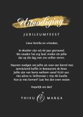 Fotokaart uitnodiging 60 jaar diamant foto glitter goud 3