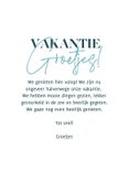 Fotokaart vakantiegroetjes 3