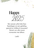 Fotokaartje gouden fotostrip happy 2025 takjes 3