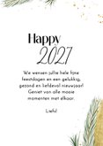 Fotokaartje gouden fotostrip happy 2027 takjes 3