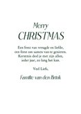 Fotostrip fotocollage kerstkaart met groen 3