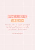 Fries felicitatiekaartje beppe & pake wurden kleindochter 3