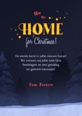 Gefeliciteerd nieuw huis kerst kaart illustratie 3
