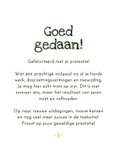 Geslaagd felicitatie champagne humor karakter you did it 3