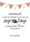 Geslaagd kaart das - Jasje Dasje Je bent geslaagd! 3