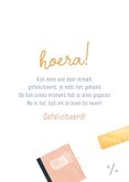 Geslaagd kaart met kleurrijke tekst 3