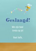 Geslaagd kaart muis in rugtas 3