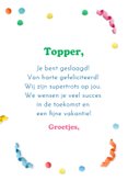 Geslaagd kaart rozet you did it 3