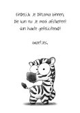 Geslaagd kaart zebra 'Die kun je afstrepen!' 3