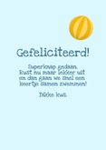Geslaagd kaart zwemdiploma A zeehond 3
