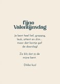 Gestreept valentijnskaartje ik hou van jou hartjes blauw 3