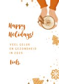 Gezellige kerstkaart met gebakken koekjes 3