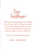 Grappig kerstkaartje illustratie rendier closeup 3