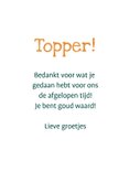 Grappige dierenkaart met goudvis 3