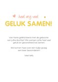 Grappige felicitatiekaart geboorte (b)engeltje meisje 3