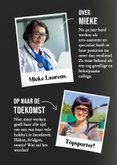 Grappige felicitatiekaart pensioen tijdschrift met foto  2