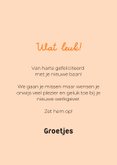 Grappige felicitatiekaart van hond met stropdas en bril 3