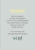 Grappige geslaagd kaart stoere hond met geslaagd hoedje 3