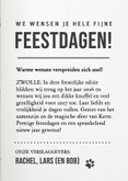 Grappige huisdier kerstkaart hond kat in tijdschrift stijl 3