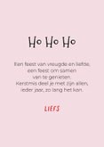Grappige kerstkaart hond met kerstmuts 3