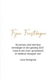 Grappige kerstkaart sneeuwpop Warm Wishes 3