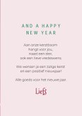 Grappige kerstkaart van hond met kerstmuts en lolly 3