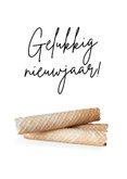 Grappige nieuwjaarskaart - 2027 op rolletjes 2