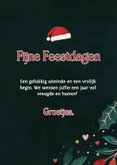 Grappige staande kerstkaart met eigen foto van bulldog  3