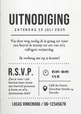 Grappige tijdschrift magazine uitnodiging met eigen foto 3