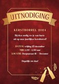 Grappige uitnodiging kerstborrel - Wonderful time for a beer 3