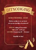 Grappige uitnodiging kerstborrel - Wonderful time for a beer 3