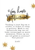 Grappige verjaardagskaart '1st birthday as a MILF' ster goud 3
