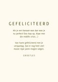 Grappige verjaardagskaart met bananen je bent nu perfect 3